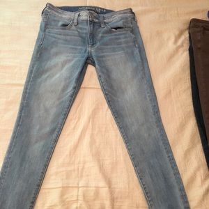 american eagle regular rise jeggings